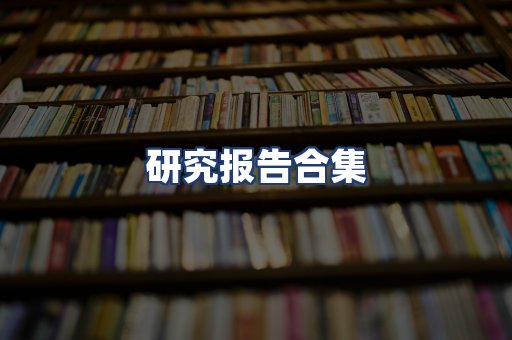 研究报告合集